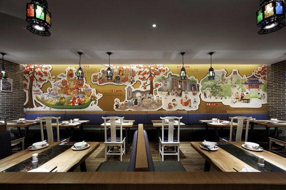 廣州裝修公司嶺南菜館裝修設計方案